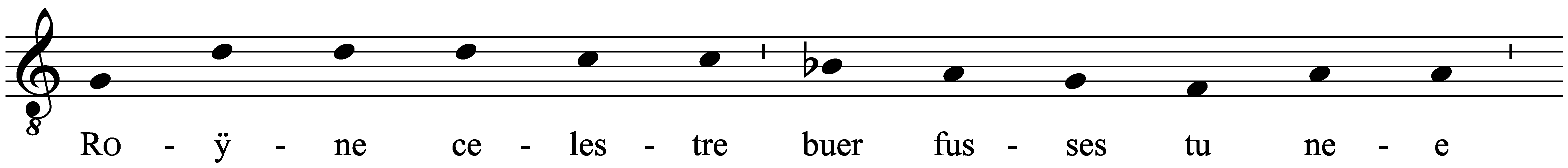 Work musical notation